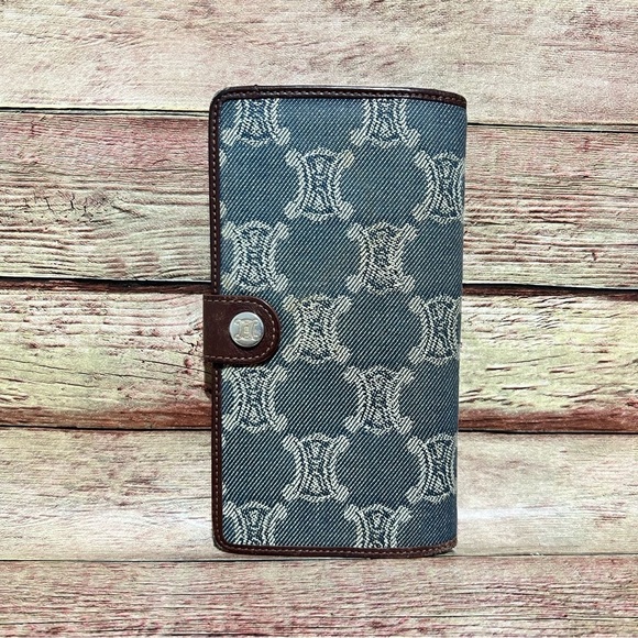 Celine Denim Popularity Macadam Long Wallet - Picture 2 of 9